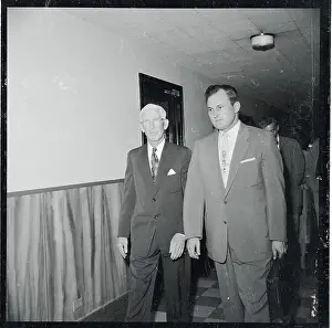 Gar Wood Standing Next to Robert Floyd