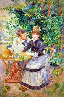 Pensive Prints: In the Garden, 1885. Artist: Pierre-Auguste Renoir