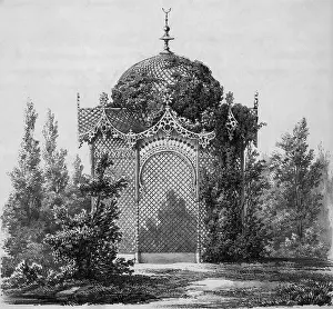 Gazebo Prints: Garden Gazebo Near Frankfurt