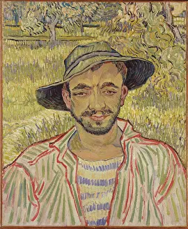Moustache Prints: The Gardener, by Vincent Van Gogh, 1889, 19th Century, cm 61 x 50