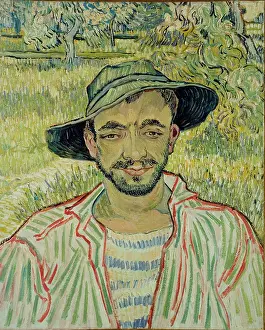 Prints of The Gardener (Young Peasant), 1889. Found in the Collection of Galleria nazionale d'arte moderna Rome. (Photo by Fine Art Images/Heritage Images/Getty Images) Echoes of Genius: Timeless Reproductions of a Master’s Vision: The Gardener (Young Peasant)
