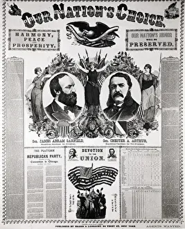 Garfield/Arthur Campaign Poster, 1880