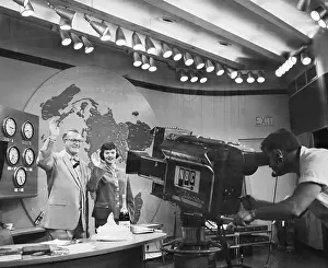 The Today Show 1951 Tv Show Prints: Garroway, Wife On His Tv Show