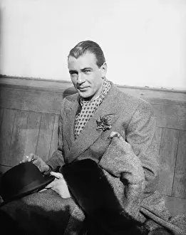 Gary Cooper Aboard U.S.S. Europa