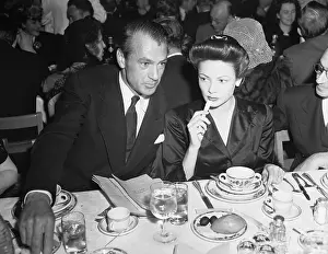 Gary Cooper at Academy Awards Banquet