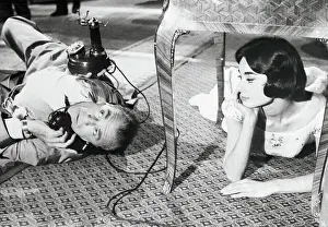 Telephoning Prints: Gary Cooper and Audrey Hepburn in Love in the Afternoon