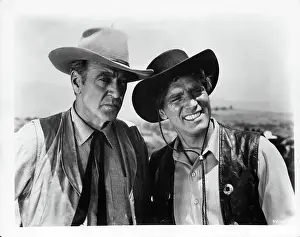 Lac0040 Prints: Gary Cooper and Burt Lancaster In Vera Cruz