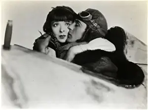 Hugging Prints: Gary Cooper and Colleen Moore in Publicity Handout