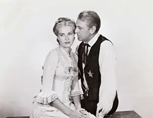 Gary Cooper and Grace Kelly in High Noon