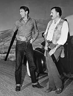 Unpaved Road Prints: Gary Cooper Hunting with Ernest Hemingway