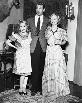 Gary Cooper With Mary Pickford and Marion Davies