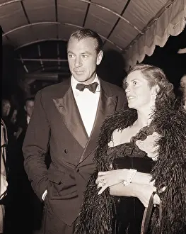 Gary Cooper and Wife Arrive at Party