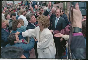 Denver Prints: Gary Hart and Wife Greeting Supporters
