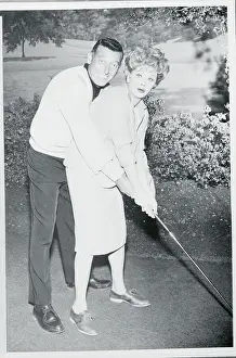 Gary Morton Standing with Lucille Ball