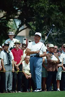 Gary Player After Making a Shot