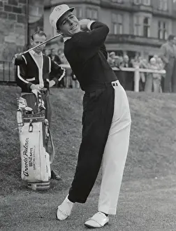 Golf Caddy Prints: Gary Player Showing off his Clothing