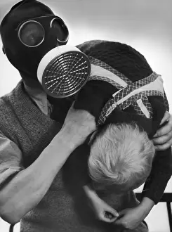 Gas Mask Prints: Gas Drill