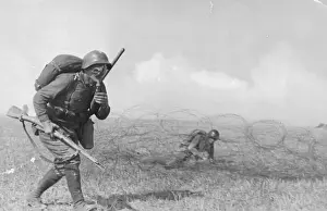 Army Battle Prints: Gas Masked Russian