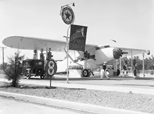 Gas Station Prints: Gas Station Modeled After Plane