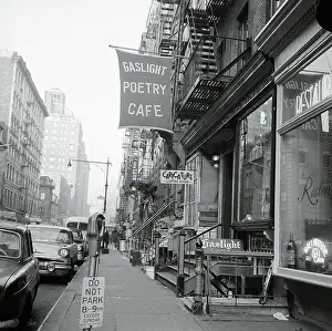 Beatnik Prints: Gaslight Poetry Cafe, Street View