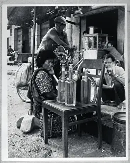 Gasoline in a Cambodian Black Market