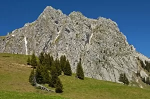 Gastlosen rocks, limestone cliffs, Ablandschen, Saanen, Canton of Bern, Switzerland