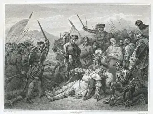 Ravenna Prints: Gaston de Foix Dying During Battle