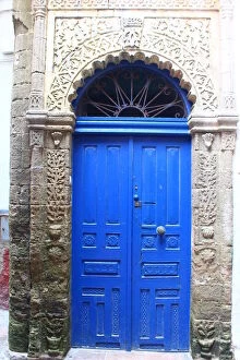 Images Dated 10th October 2015: Detail of a gate in the Medina of Essaouira