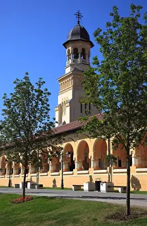 Abbey Prints: Gate tower of the Coronation Cathedral of the Romanian Orthodox Church