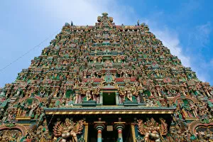 Images Dated 4th November 2014: Gate tower of Meenakshi Amman Temple