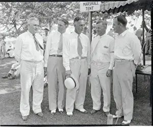 Prints of (Original Caption). College Coaches at Golf Classic Hoops Through Time: A Visual Journey of Basketball History: Gathering of Golf Coaches