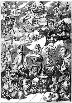 Images Dated 3rd April 2009: Gathering for the Pantomime: Dream of Chancifancia, Illustrated London News
