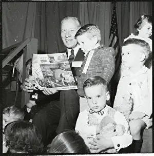 Schenectady Prints: GE President Ralph J Cordiner with Young Stockholder