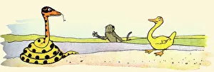 Serpent Prints: Gedeon meets a Snake