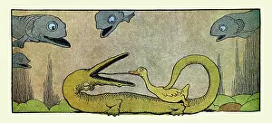 Stick Prints: Gedeon Pokes Mr. Crocodile to Escape