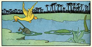 Duck Prints: Gedeon Rescues Monkey