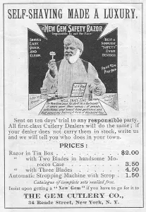 Razor Prints: Gem Safety Razor