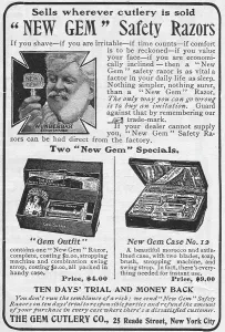 Razor Prints: Gem Safety Razor