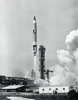 Gemini 8 Blasting Off