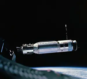 Spacecraft Prints: Gemini 8 Flying in Space