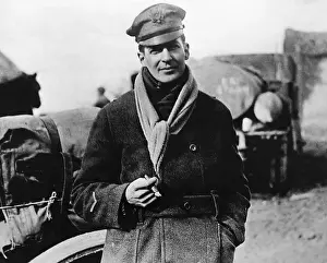 Gen Douglas MacArthur W/Cigar/Waist-Up