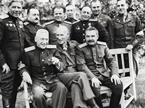 Banquet Prints: Gen. Simpson And Gen. Sviataiev