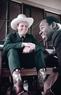Boot Prints: Gene Autry Gets His Shoes Shined