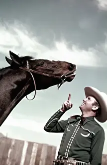 Gene Autry Horses Around