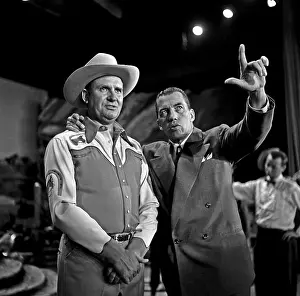 Gestures Prints: Gene Autry On Toast Of The Town
