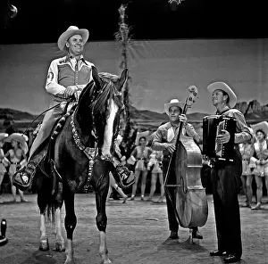Accordion Prints: Gene Autry On Toast Of The Town