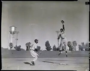 Mesa Prints: Gene Baker Cathing High Ball; Ernie Bank