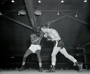 Gene Fullmer Boxing Against Gil Turner