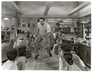 Gene Kelly Dancing On Table