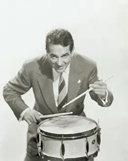 Gene Krupa Playing Drum